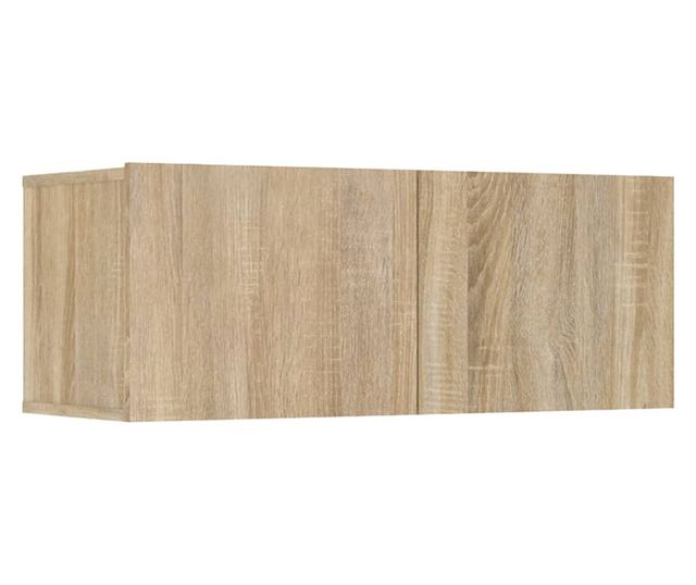 Set dulap TV, 6 piese, stejar sonoma, lemn prelucrat