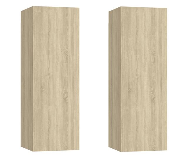 Set dulap TV, 6 piese, stejar sonoma, lemn prelucrat