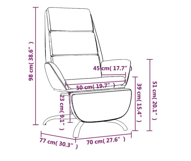 Sedežna garnitura z taburejem, roza, žamet