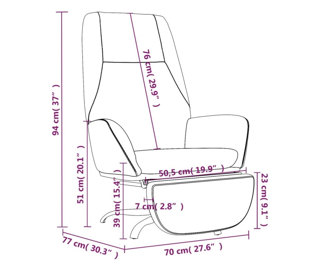 Sedežna garnitura z taburejem, roza, žamet - 9
