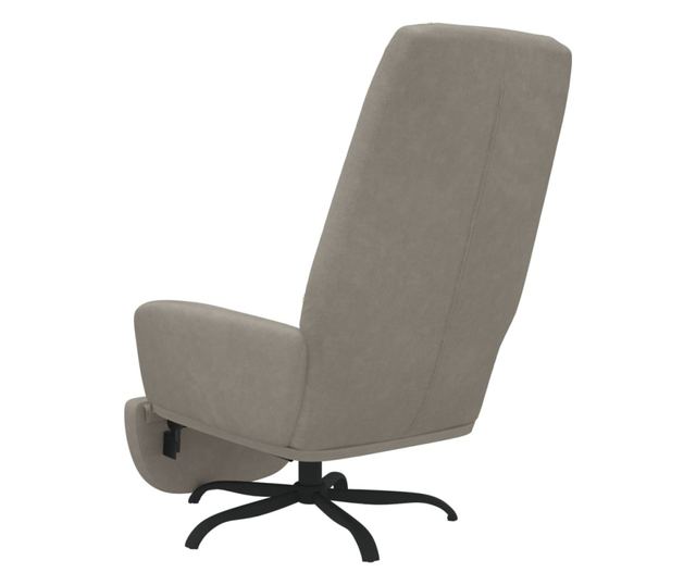 Sedežna garnitura z taburejem, svetlo siva, žamet