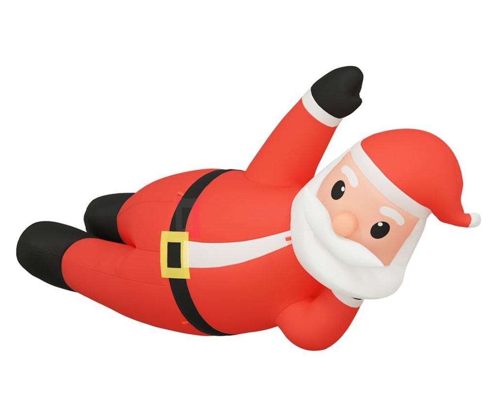 Miklavž napihljiv za božič, z LED lučmi, 160 cm - 4