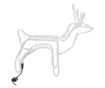 Božični severni jeleni 3 kosi toplo beli 60x30x60 cm