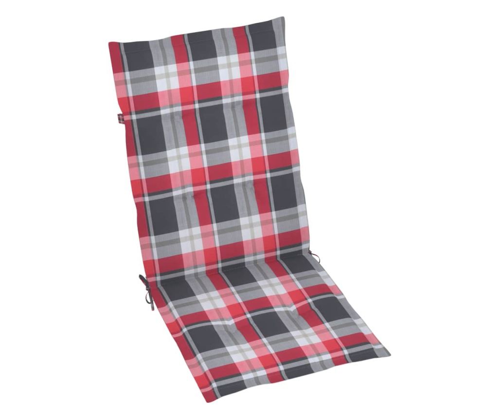 Сгъваеми градински столове с възглавници, 3 бр., Масивна акациева дървесина - 7