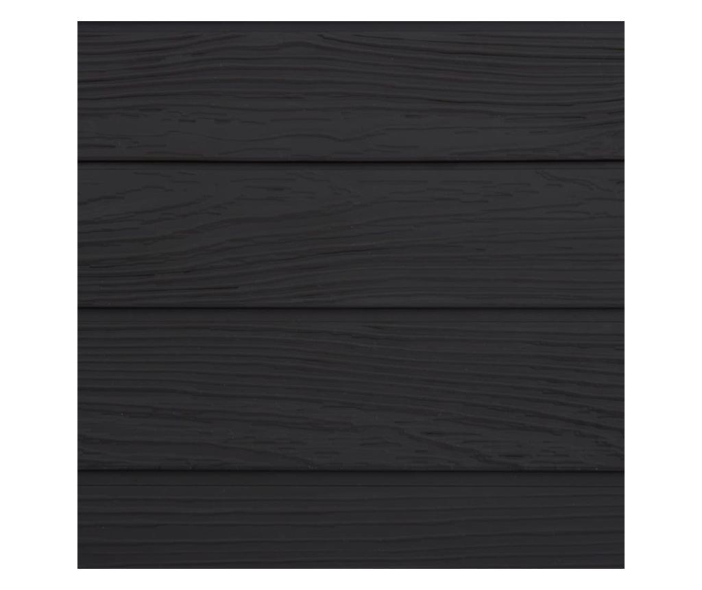 Градинска кутия за съхранение, кафява, 58.5x46x55 см, полипропилен - 6