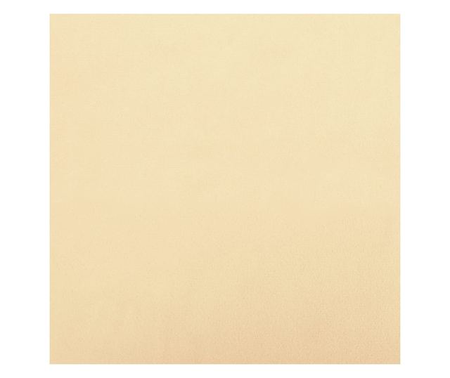 Sedežna garnitura z taburejem, bela krema, žamet