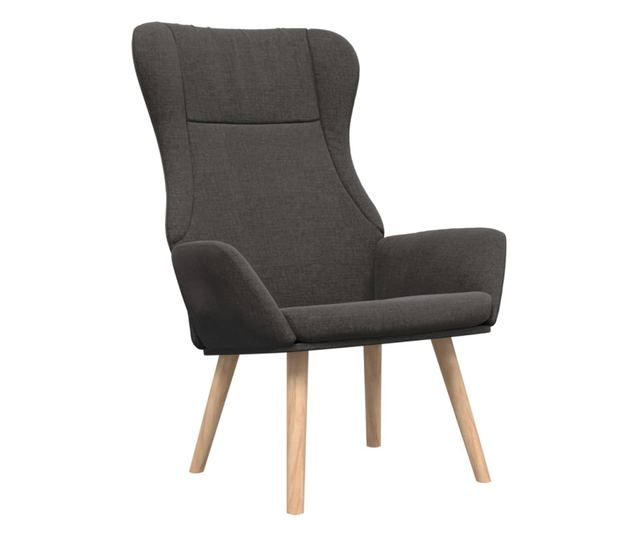 Sedežna garnitura za sprostitev s taburejem, svetlo siva, tekstil