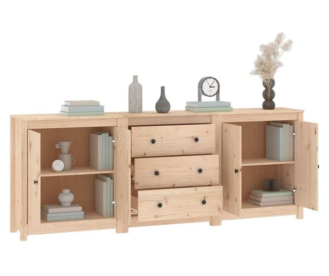 Stojalo, 210x35x80 cm, masivno borovo leso