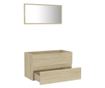 Комплект mobilier много, 2 piese, stejar Sonoma, PAL thumbnail 3