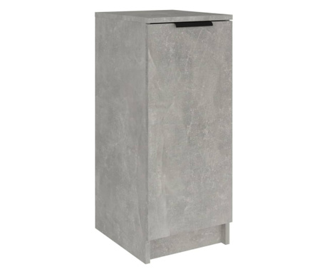 Шкаф за баня, бетонно сив, 30x35x70 см, инженерно дърво