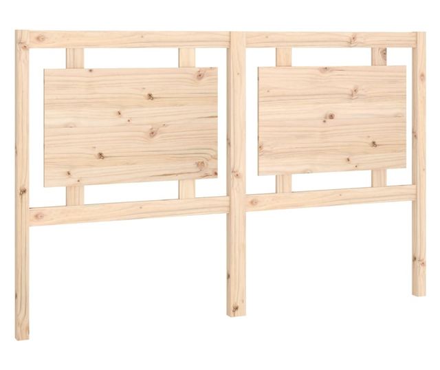 Горна табла за легло, 155,5x4x100 см, бор масив