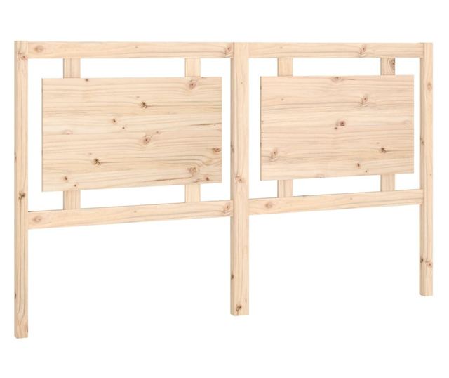 Горна табла за легло, 165,5x4x100 см, бор масив