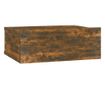 Επιπλέοντο Κομοδίνο, Καπνιστός Δρυς, 40x30x15 εκ. Επεξεργασμένο Ξύλο thumbnail 2
