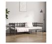 Daybed, Γκρι, 90x200 εκ., Μασίφ Ξύλο Πεύκου thumbnail 4