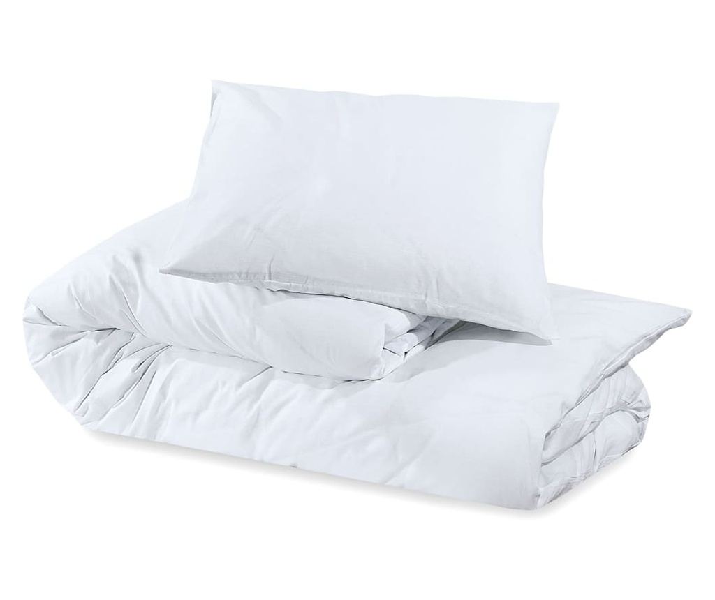 Комплект завивки, бял, 135x200 см, микрофибър - 6