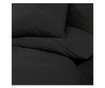 Komplet posteljine crna 220 x 240 cm od pamuka