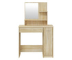 Toaletni stolić s ogledalom boja hrasta sonome 86,5x35x136 cm