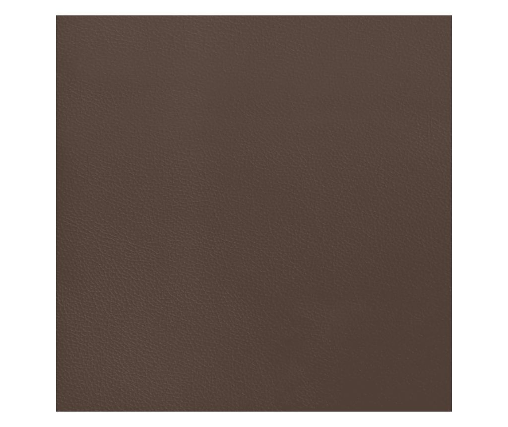 Madrac s džepičastim oprugama smeđi 90x200x20cm od umjetne kože - 11