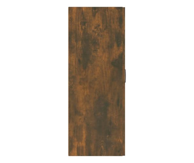 füstös tölgy színű szerelt fa függőszekrény 69,5 x 34 x 90 cm