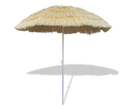 Nagiben senčnik za plažo v stilu havajov