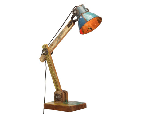 Industriální stolní lampa vícebarevná kulatá 23x18x95 cm E27