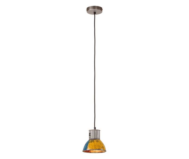 kerek többszínű ipari függőlámpa 25 W 17 cm E27