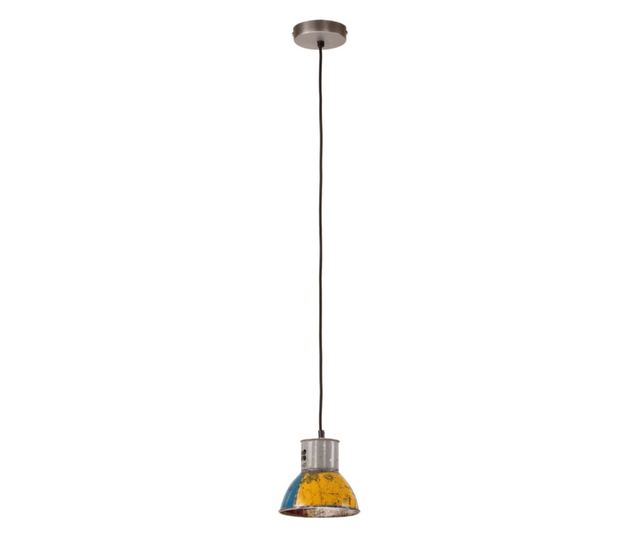 kerek többszínű ipari függőlámpa 25 W 17 cm E27
