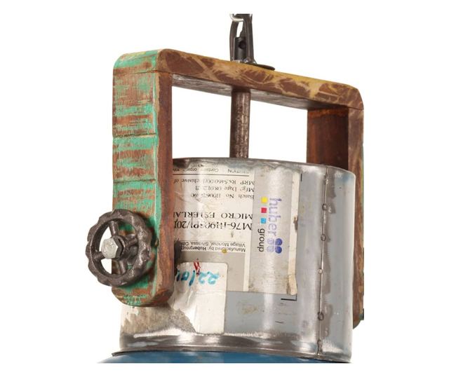 kerek többszínű ipari függőlámpa 25 W 40 cm E27