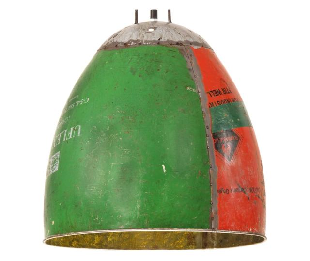 kerek többszínű ipari függőlámpa 25 W 42 cm E27