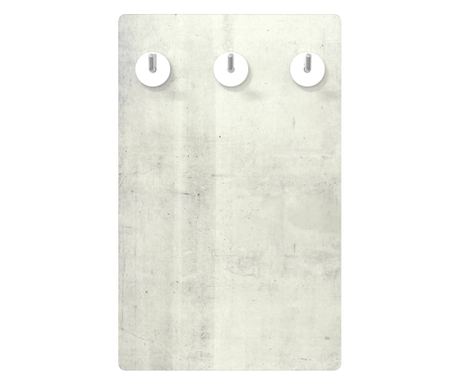 kőfalas mintájú edzett üveg fali kabáttartó 40 x 25 cm