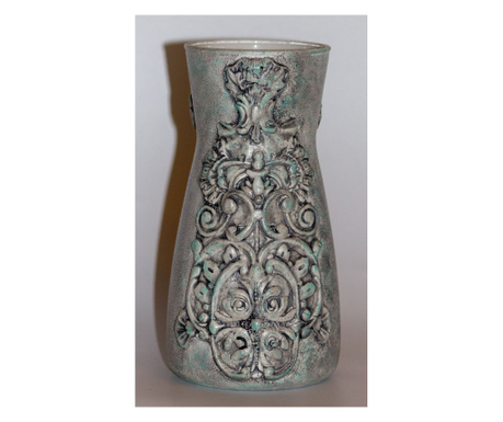 Vaza decorativa handmade, sticla, D10 cm