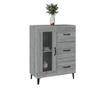 Шкаф, сонома сиво, 69.5x34x90 см, композитно дърво