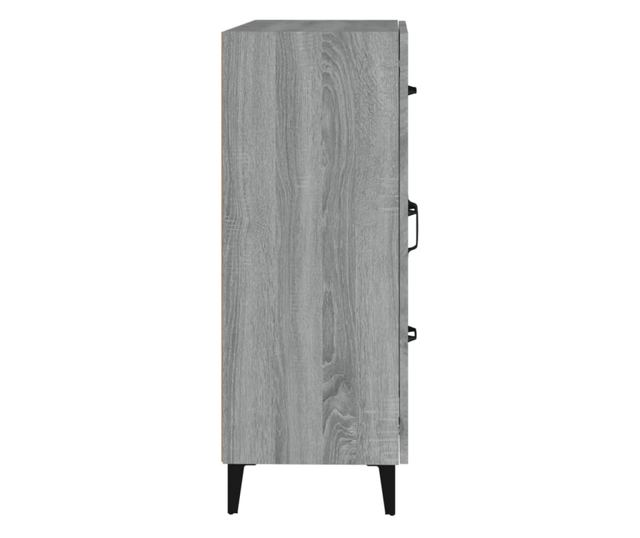 Шкаф, сонома сиво, 69.5x34x90 см, композитно дърво
