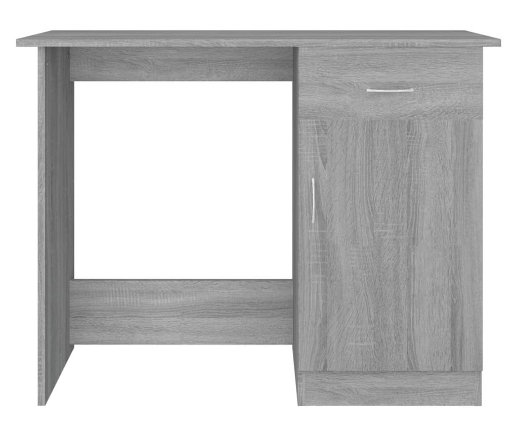 Γραφείο, Sonoma Gray, 100x50x76 εκ., Ξύλο Μοριοσανίδας - 6