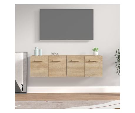 Zidni TV ormarići 2 kom. Sonoma hrast 60x36,5x35 cm drvo