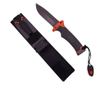 IdeallStore® vadászkés, Survival King, 25 cm, rozsdamentes acél, narancssárga, tok mellékelve