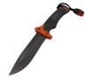IdeallStore® vadászkés, Survival King, 25 cm, rozsdamentes acél, narancssárga, tok mellékelve