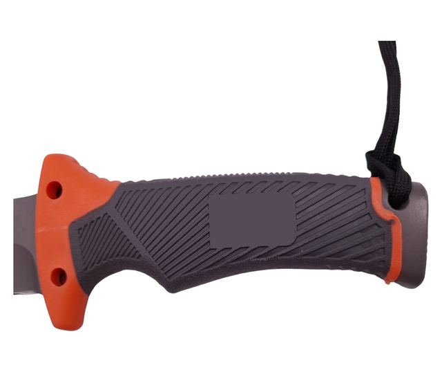 IdeallStore® vadászkés, Survival King, 25 cm, rozsdamentes acél, narancssárga, tok mellékelve