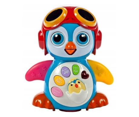 Pinguin interactiv, 14 x 10 x 16.5 cm, MalPlay 107307