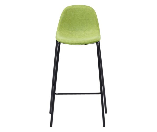 Set bar namještaja, 5 komada, zelena, tekstilni materijal