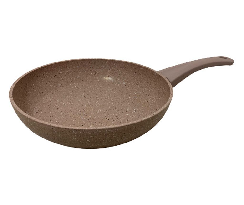 Σετ κατσαρόλων OMS-Granite 7 τεμαχίων, αλουμίνιο, καφέ - 3