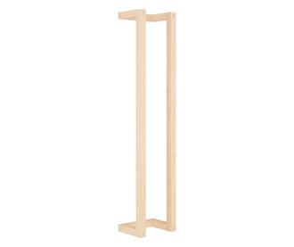 Поставка за хавлии 23x18x110 см борово дърво масив