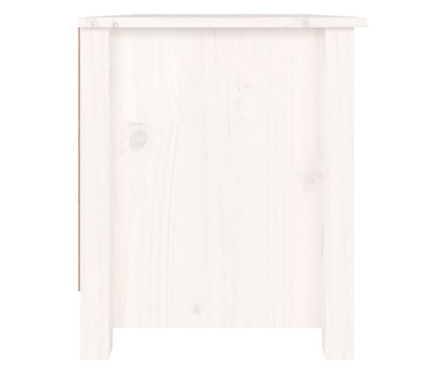 Ormarić za cipele bijeli 70 x 38 x 45,5 cm od masivne borovine