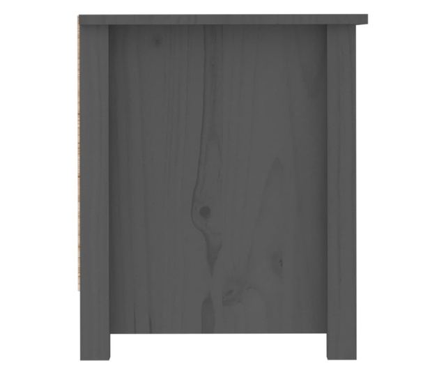 Ormarić za cipele sivi 110 x 38 x 45,5 cm od masivne borovine