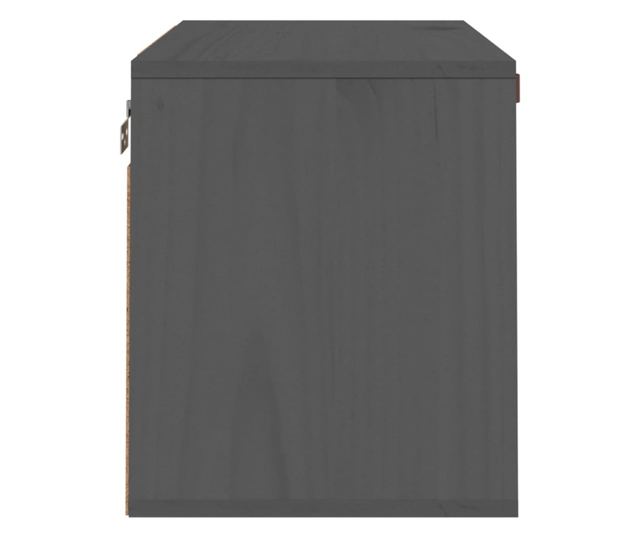 Omara, siva, 60x30x35 cm, masivno borovo leso