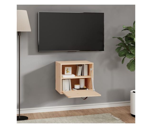 Stenska omarica, 40x30x35 cm, masivni borov les