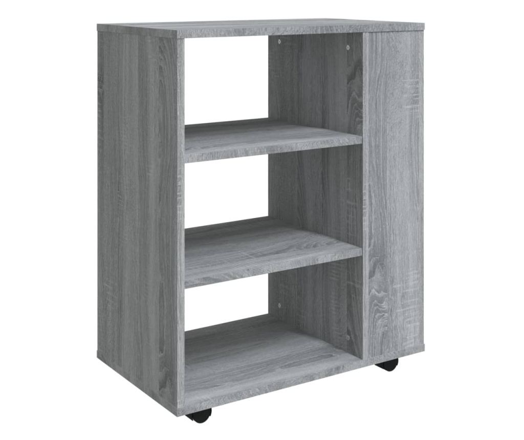 Pokretni ormarić hrast sonoma 60 x 35 x 75 cm konstruirano drvo - 2