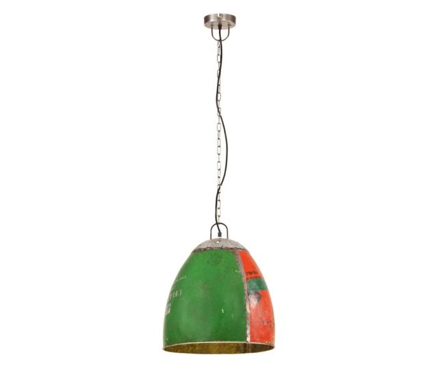 kerek többszínű ipari függőlámpa 25 W 42 cm E27