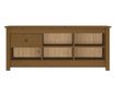 Ormarić za cipele boja meda 110x38x45,5 cm od masivne borovine