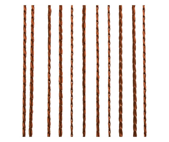 Končane Zavjese 2 kom 100x250 cm Smeđe